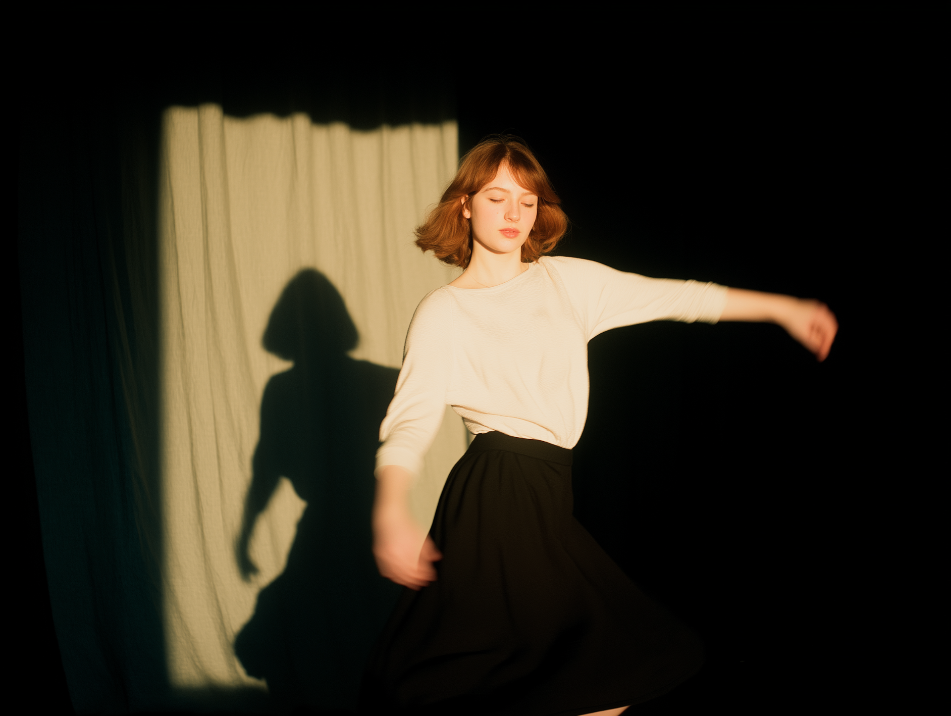 Actor working in a Monnarc Acting Academy workshop